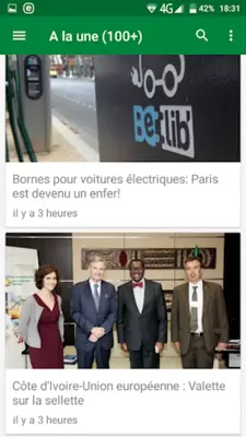 Guinée Actualités android App screenshot 2