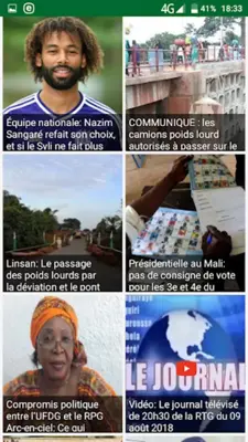 Guinée Actualités android App screenshot 5